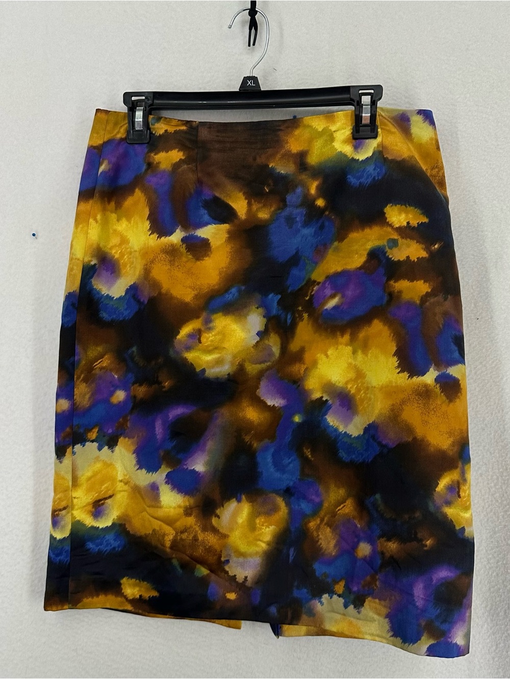 Jones New York Collection Size 10 Abstract Floral Wrap Pencil Skirt